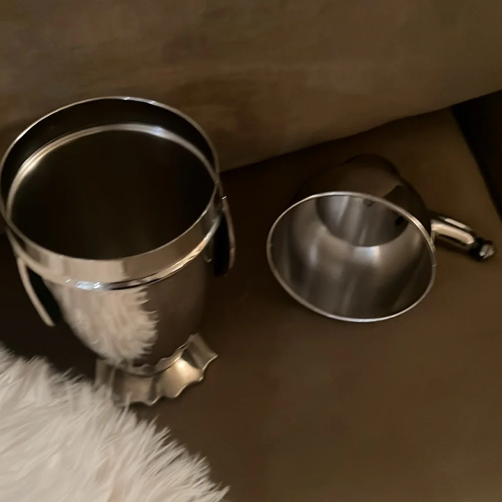 Restoration Hardware Silver Decorative Piece